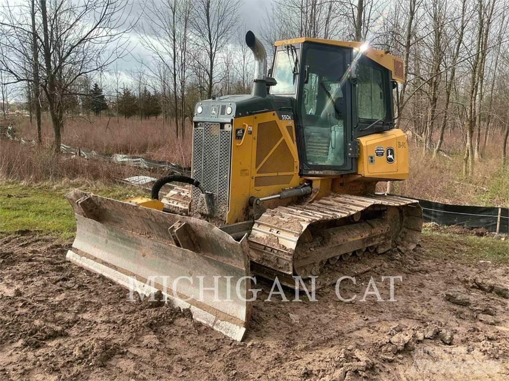 John Deere & CO. 550K lánctalpas dózerek
