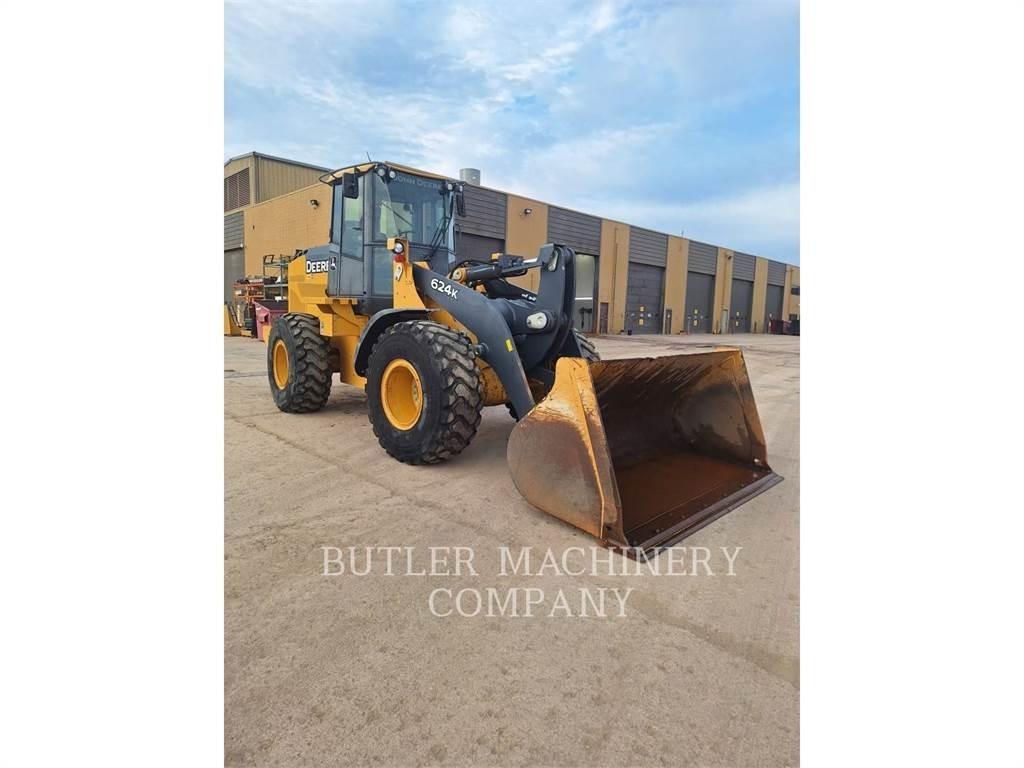 John Deere & CO. 624K Gumikerekes homlokrakodók