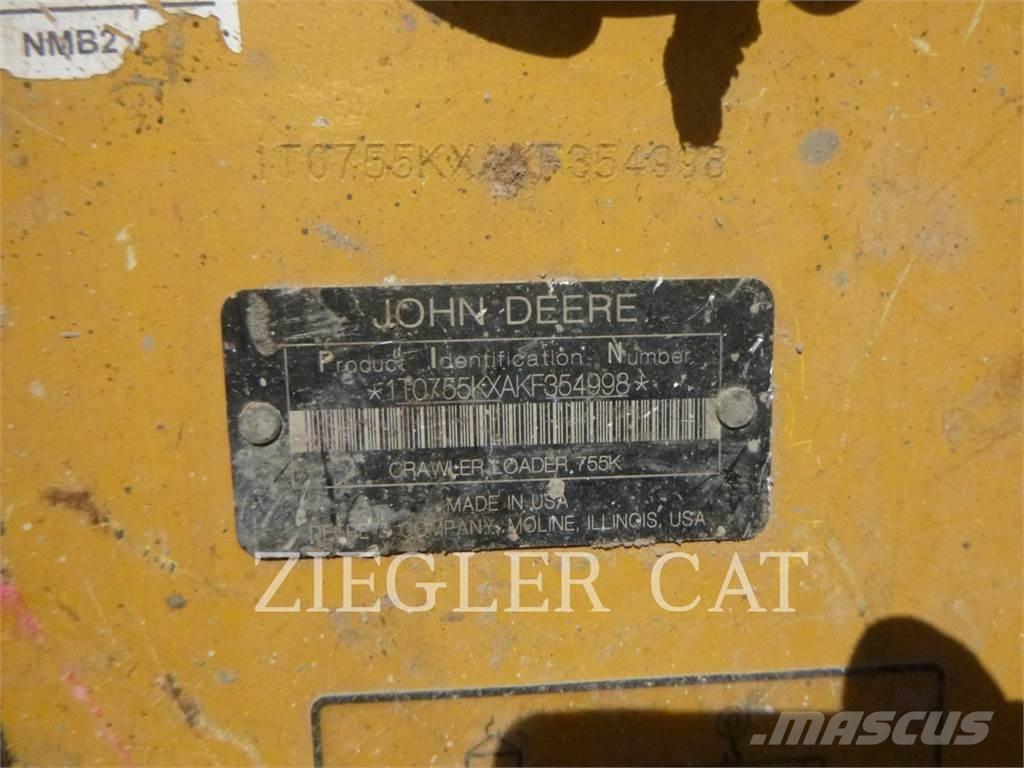 John Deere & CO. 755K Lánctalpas homlokrakodók