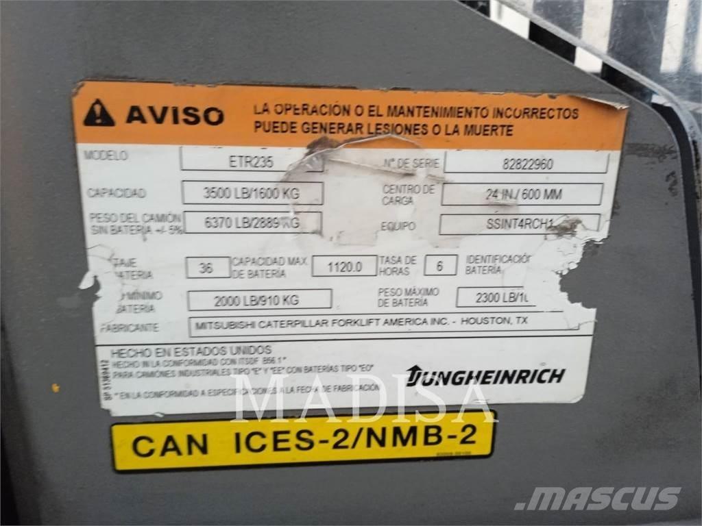 Jungheinrich ETR 235 Elektromos targoncák