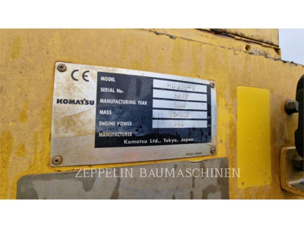 Komatsu HD325-6 Csuklósdömperek
