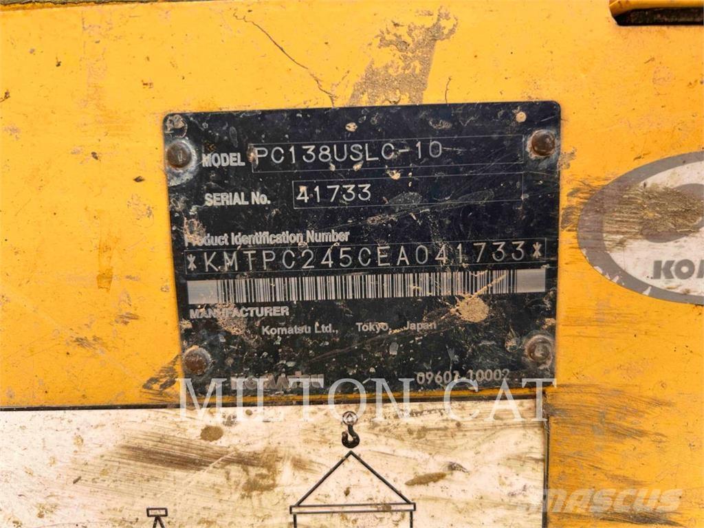 Komatsu PC138USLC-10 Lánctalpas kotrók