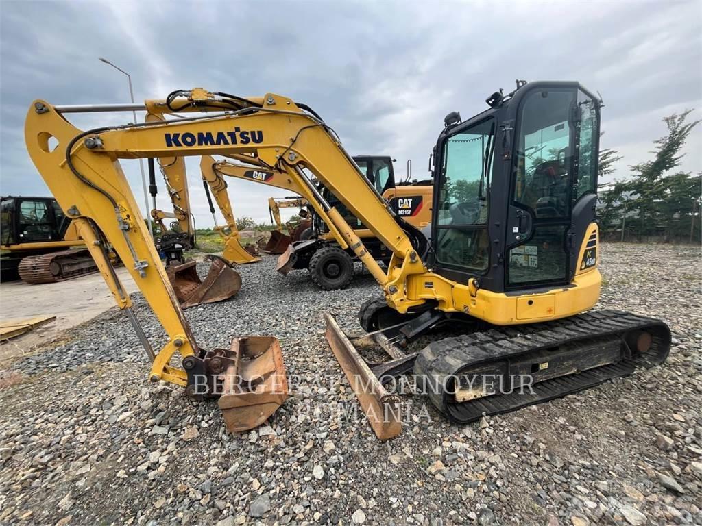 Komatsu PC45MR - 5E0 Mini kotrók < 7t
