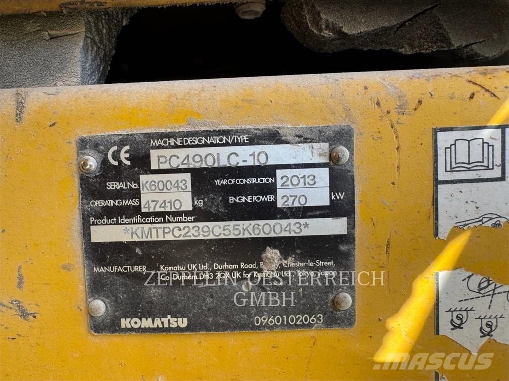 Komatsu PC490LC-10 Lánctalpas kotrók