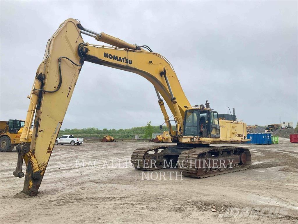Komatsu PC750 Lánctalpas kotrók