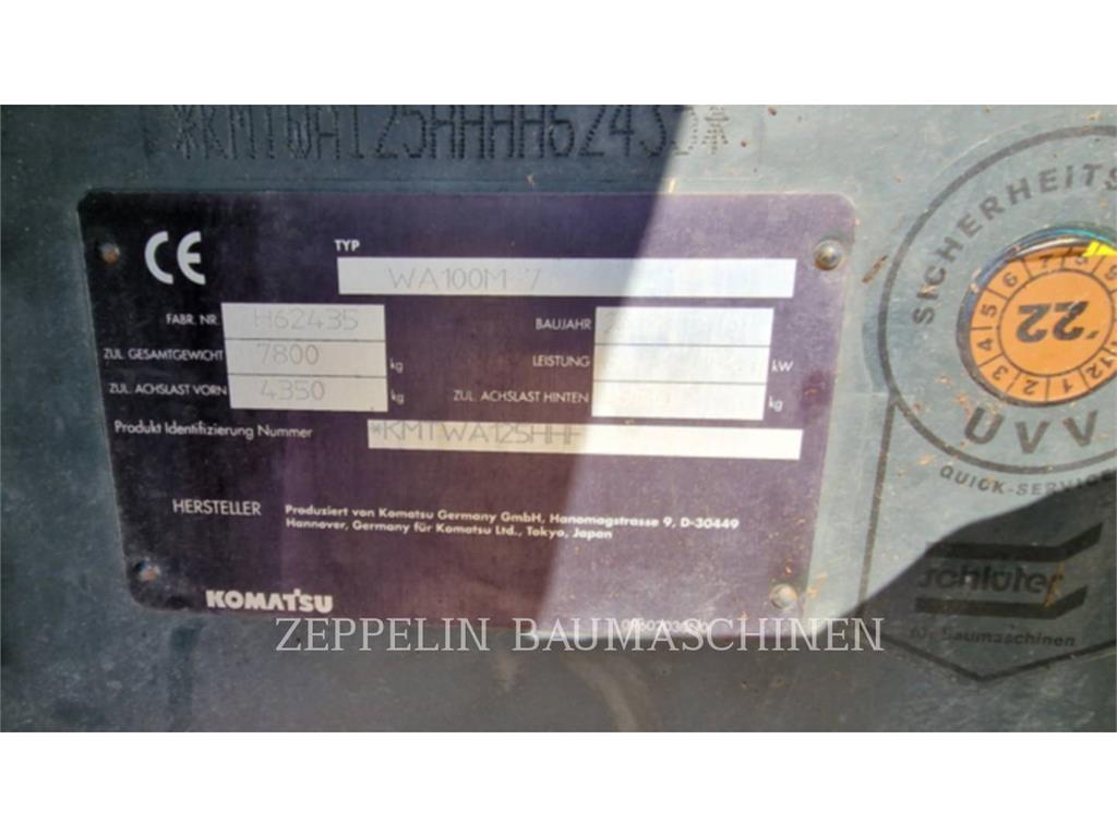 Komatsu WA100M-7 Gumikerekes homlokrakodók