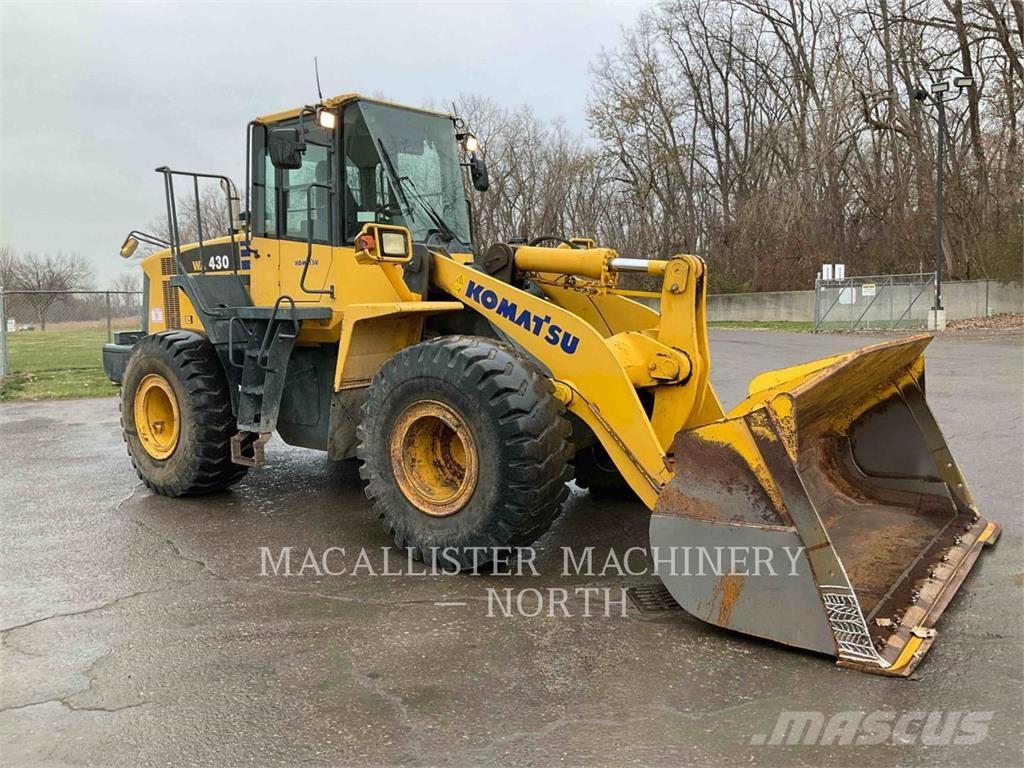 Komatsu WA430 Gumikerekes homlokrakodók