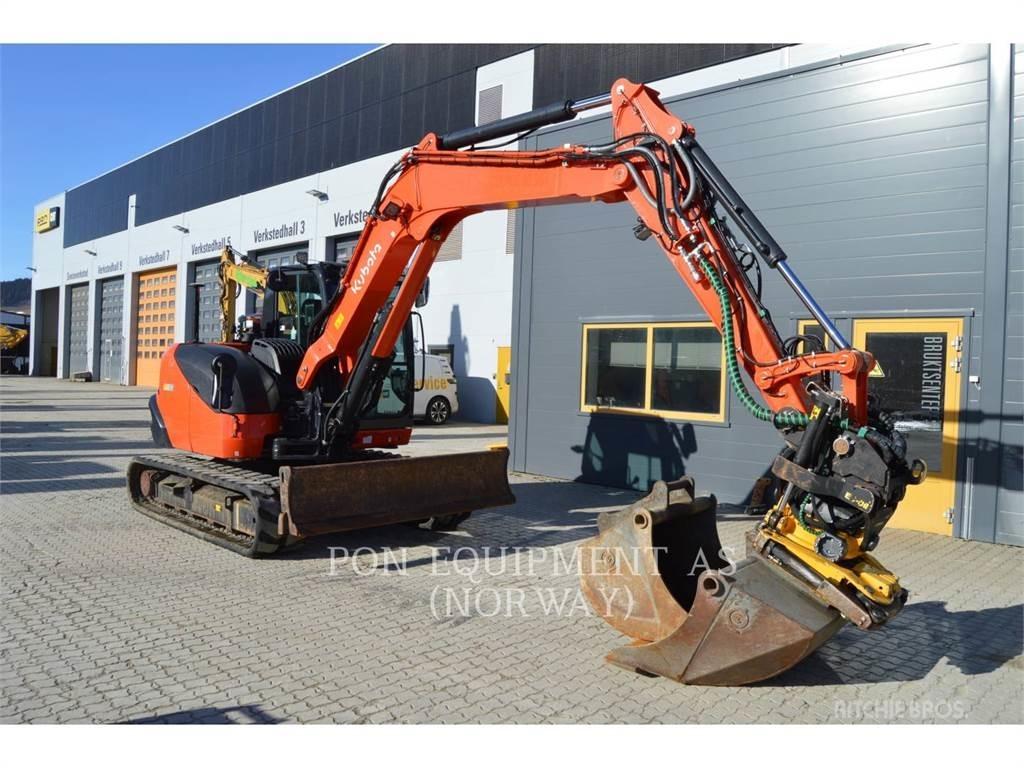 Kubota KX80 Lánctalpas kotrók