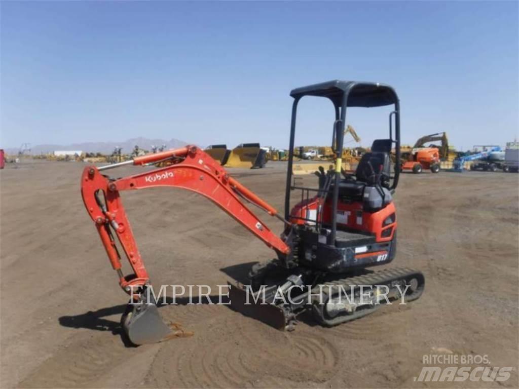 Kubota U17 Lánctalpas kotrók