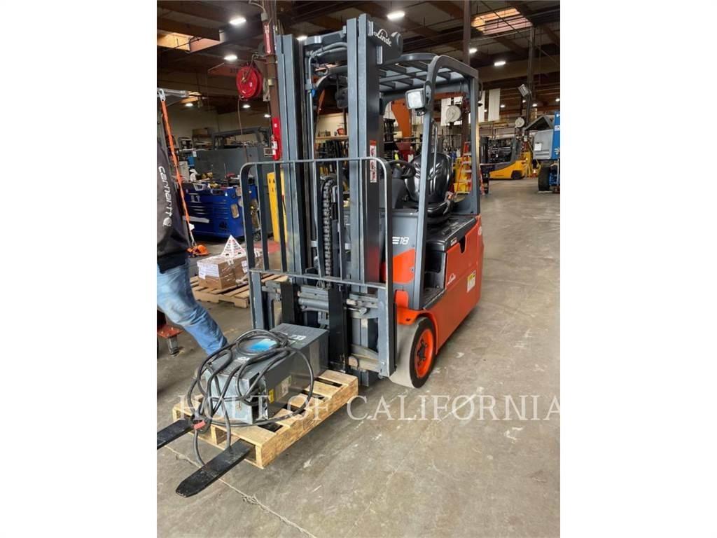 Linde E18 Elektromos targoncák