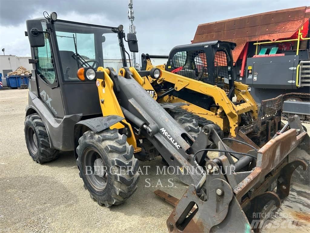 Mecalac AX850 Gumikerekes homlokrakodók