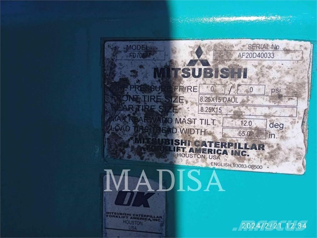 Mitsubishi FD70NM-D Dízel targoncák