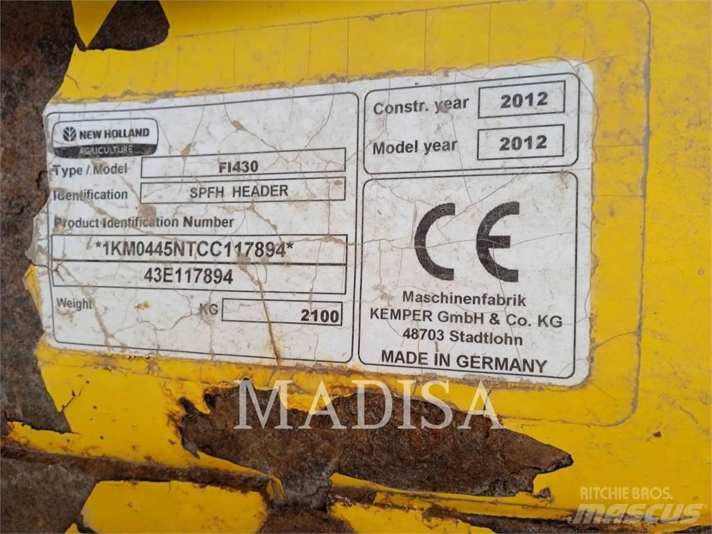 New Holland 430FI Kombájn tartozékok