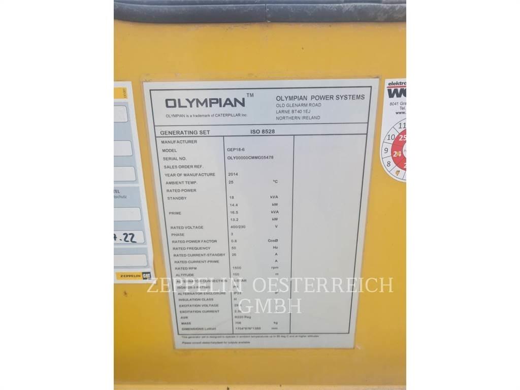 Olympian CAT GEP 18-6 Egyéb Áramfejlesztők