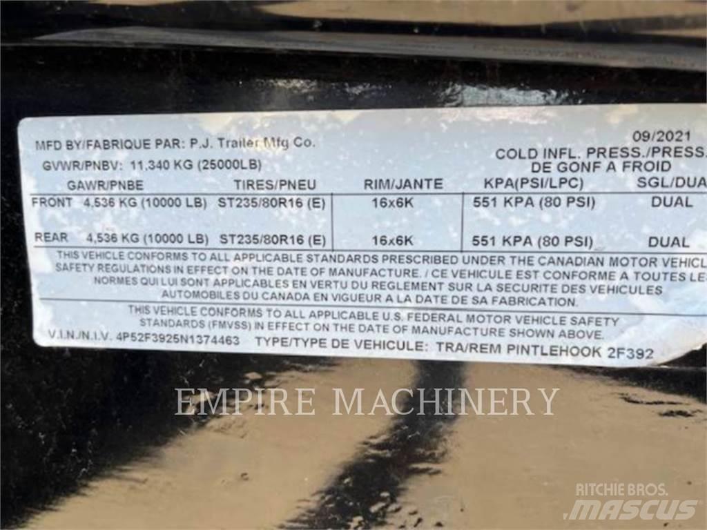 PJ TRAILERS TAG Egyéb pótkocsik