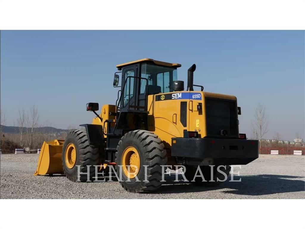 SEM MACHINERY 655 D Gumikerekes homlokrakodók