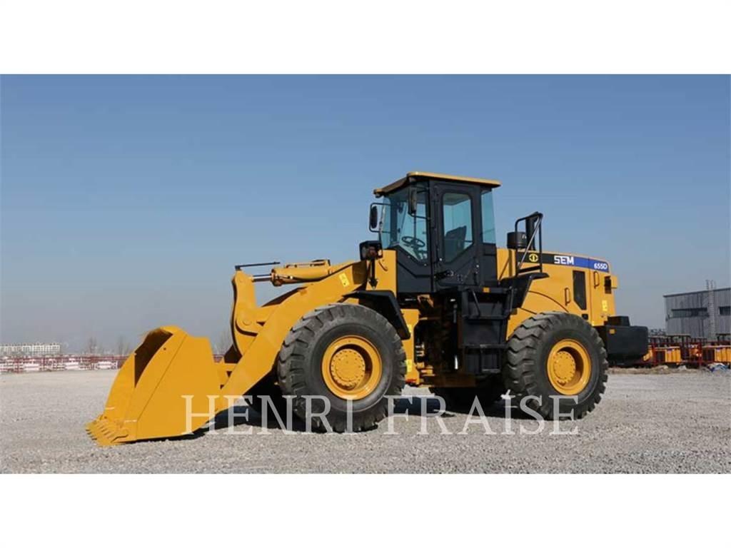 SEM MACHINERY 655 D Gumikerekes homlokrakodók