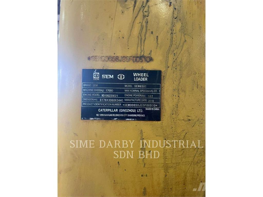 SEM MACHINERY SEM 658C Gumikerekes homlokrakodók