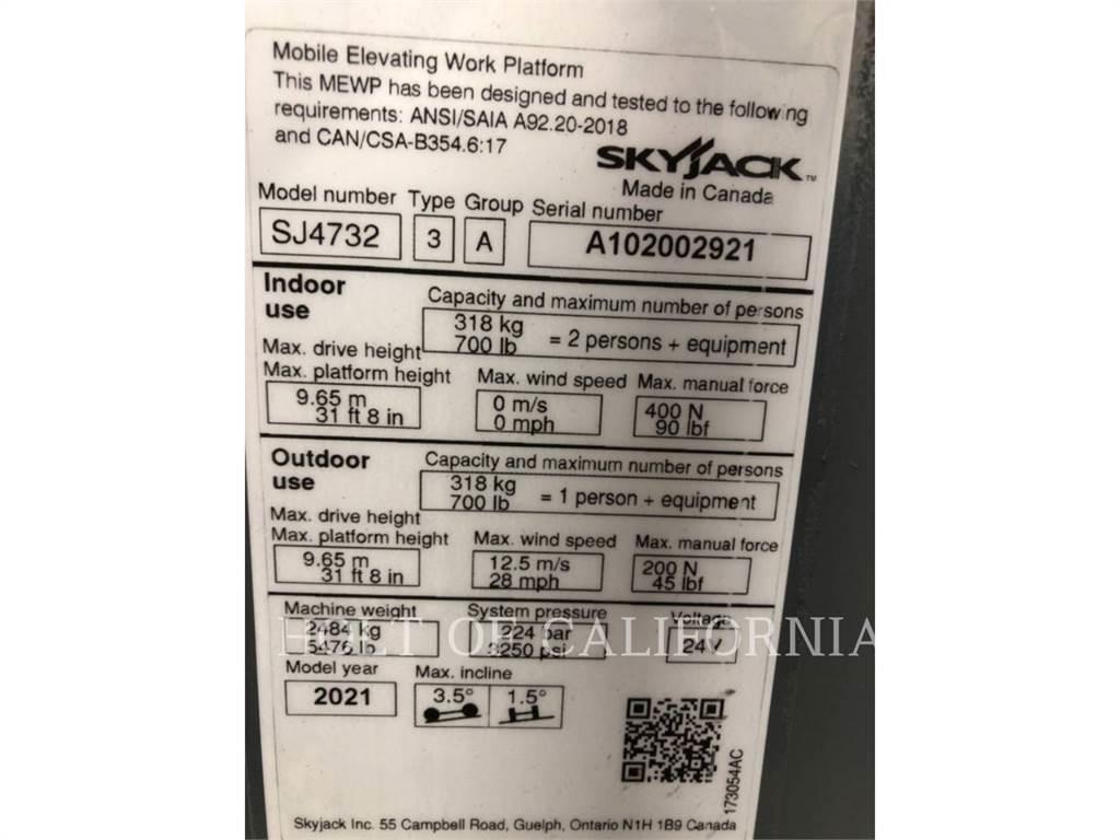 Skyjack SCISSOR32E Ollós emelők