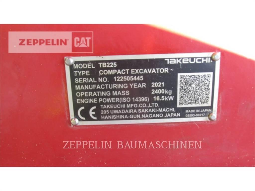 Takeuchi TB225 Lánctalpas kotrók