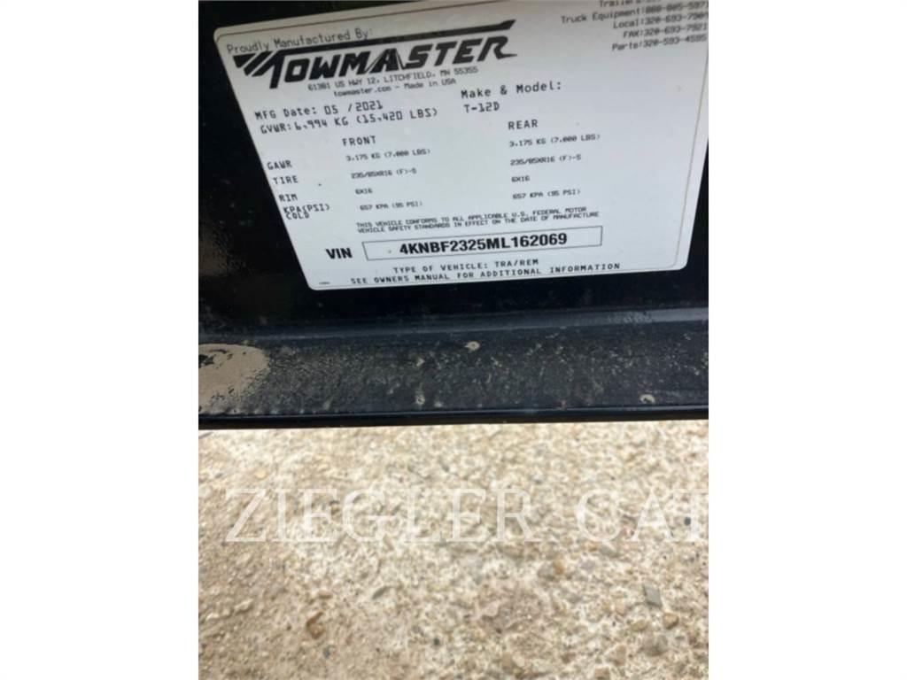 TOWMASTER T12D Egyéb pótkocsik