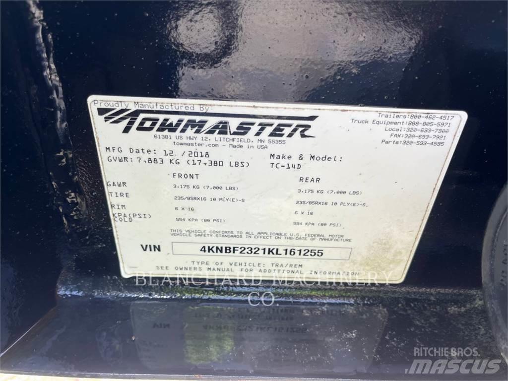 TOWMASTER TC-14D Egyéb pótkocsik