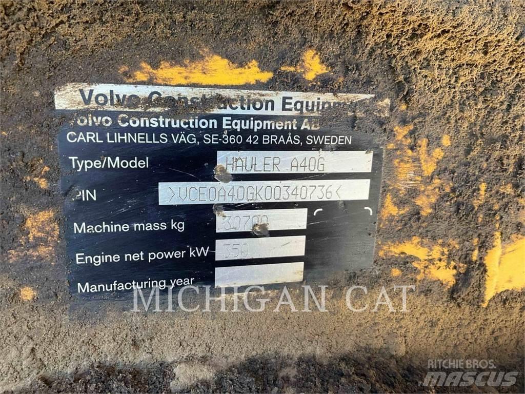Volvo A40G Csuklósdömperek