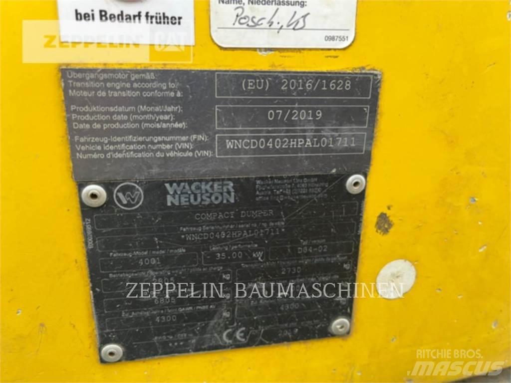 Wacker 4001 Csuklósdömperek