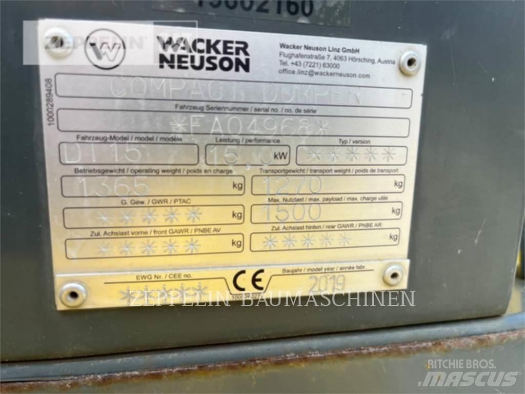 Wacker DT15 Csuklósdömperek
