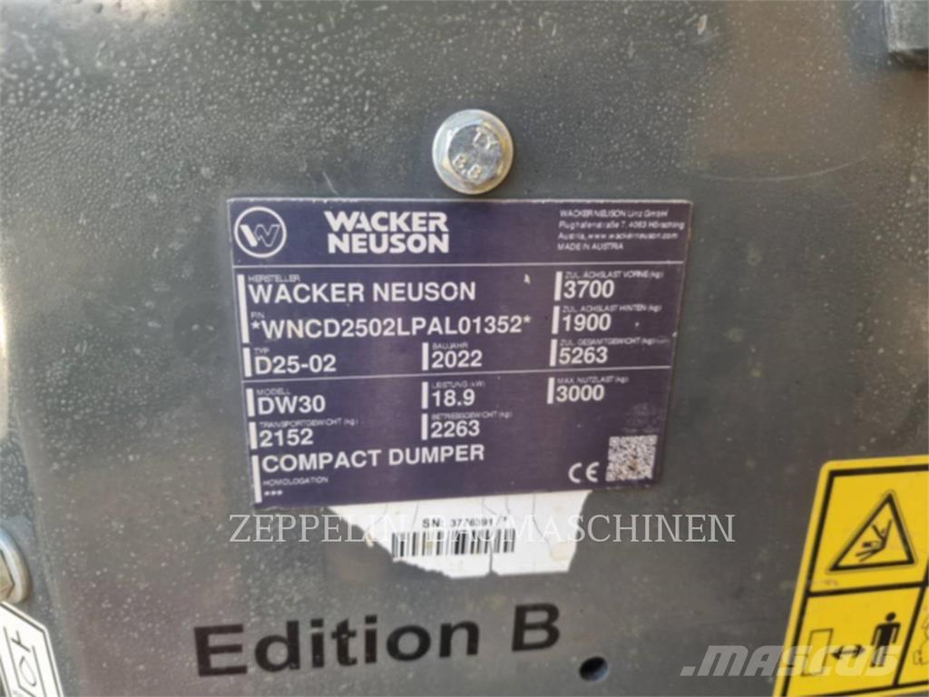 Wacker DW30 Csuklósdömperek