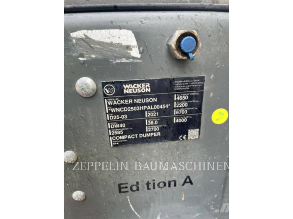 Wacker DW40 Csuklósdömperek