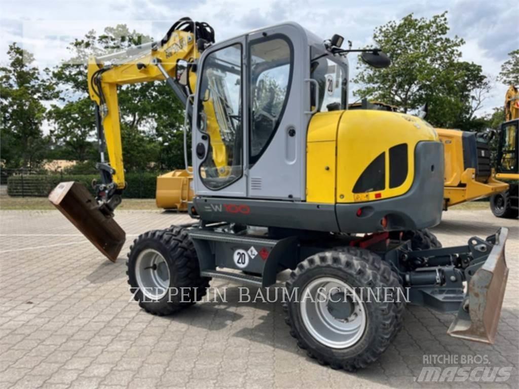 Wacker EW100 Gumikerekes kotrók