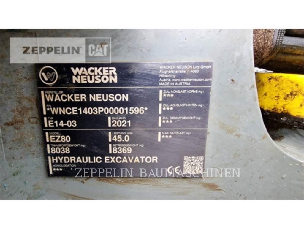 Wacker EZ80 Lánctalpas kotrók