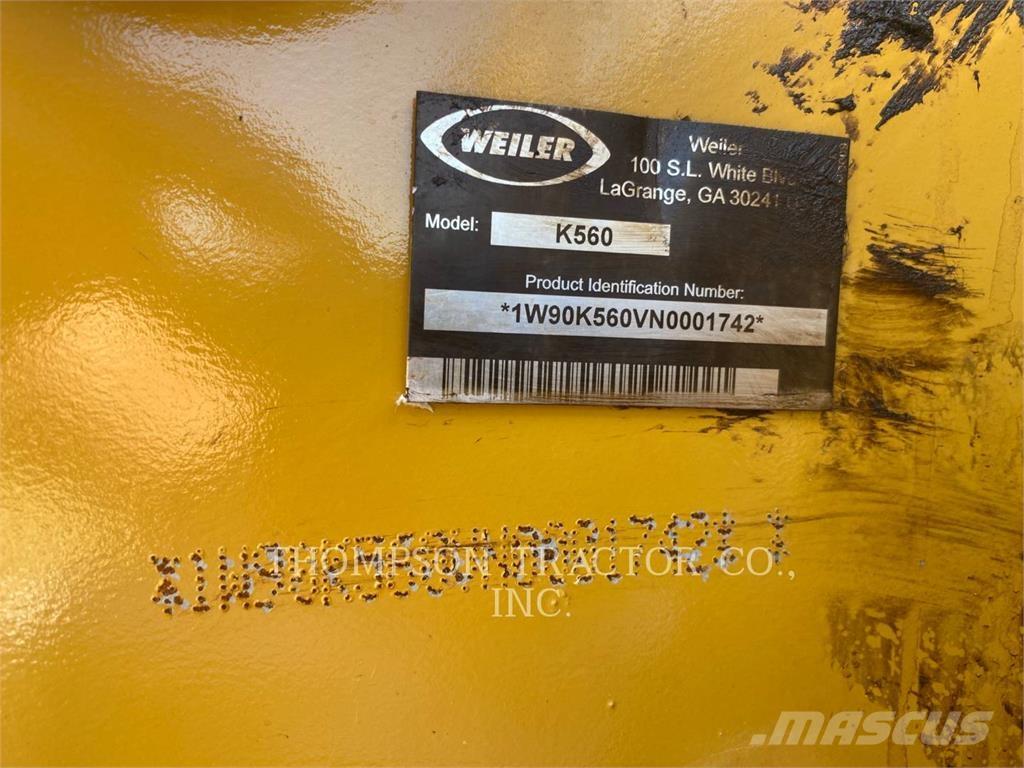 Weiler K560FV Átrakógépek