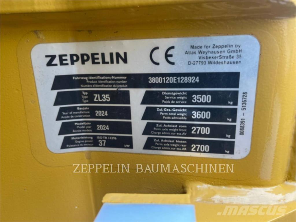 Zeppelin ZL35 Gumikerekes homlokrakodók