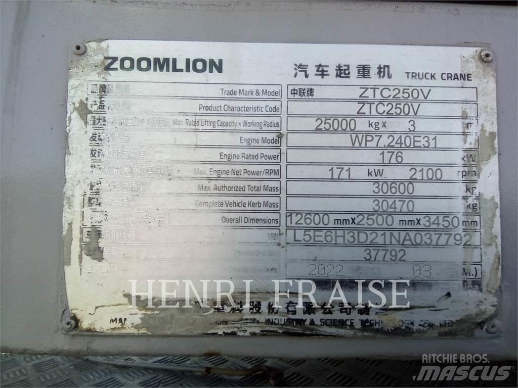 Zoomlion ZTC250V31 Terepdaruk