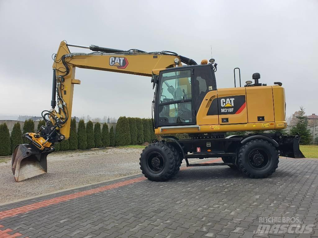 CAT M 318 F Gumikerekes kotrók