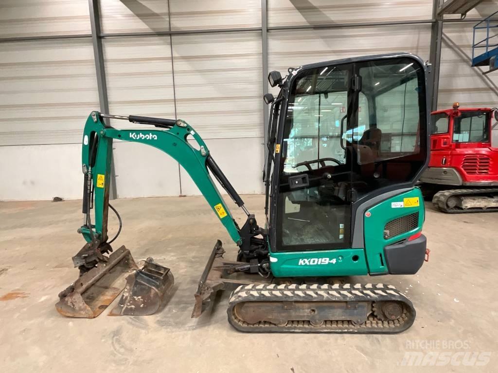 Kubota KX 019-4 Mini kotrók < 7t