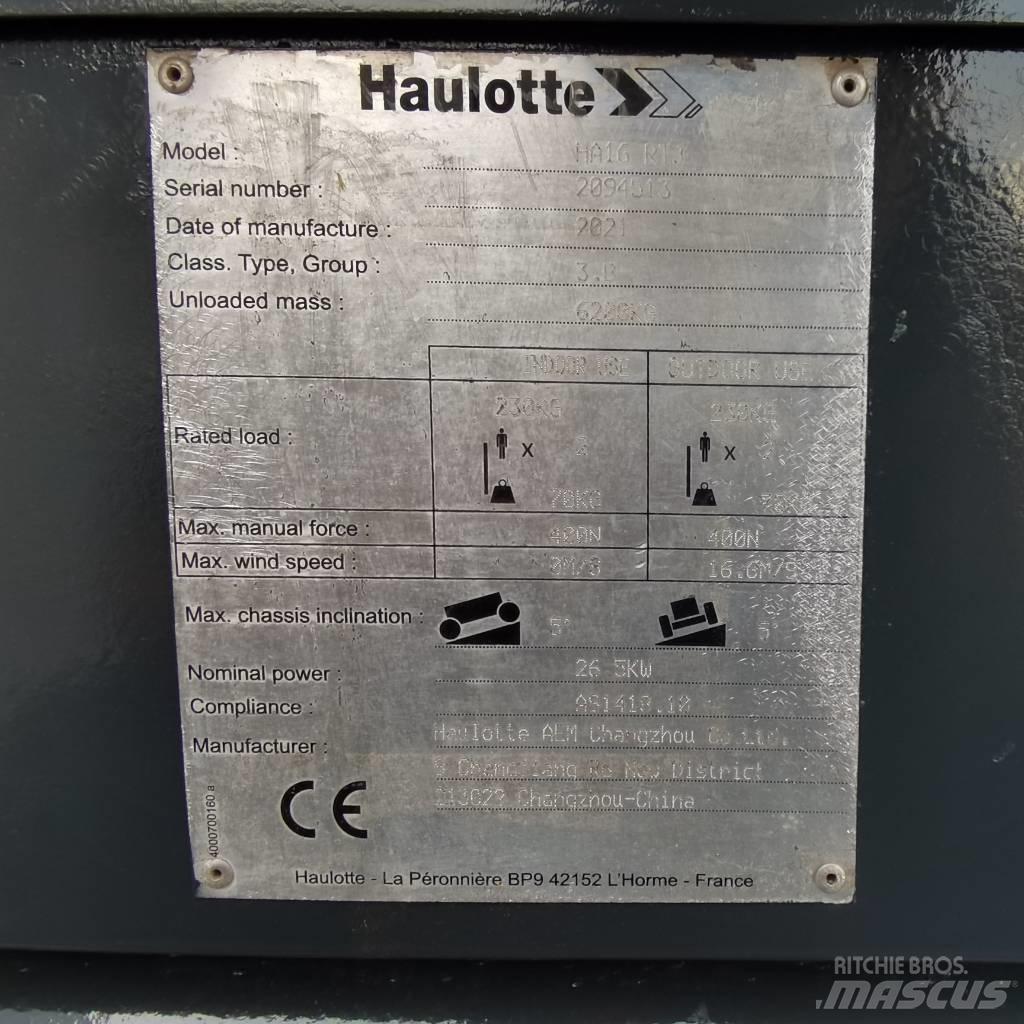 Haulotte HA16RTJ Karos emelők