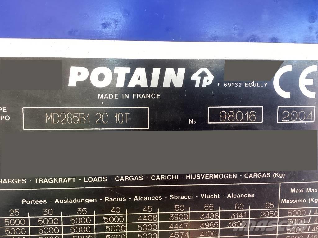 Potain MD265B1-J10 Torony daruk