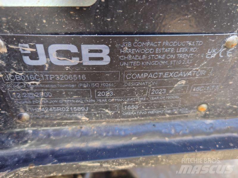 JCB 16 C-1 Mini kotrók < 7t