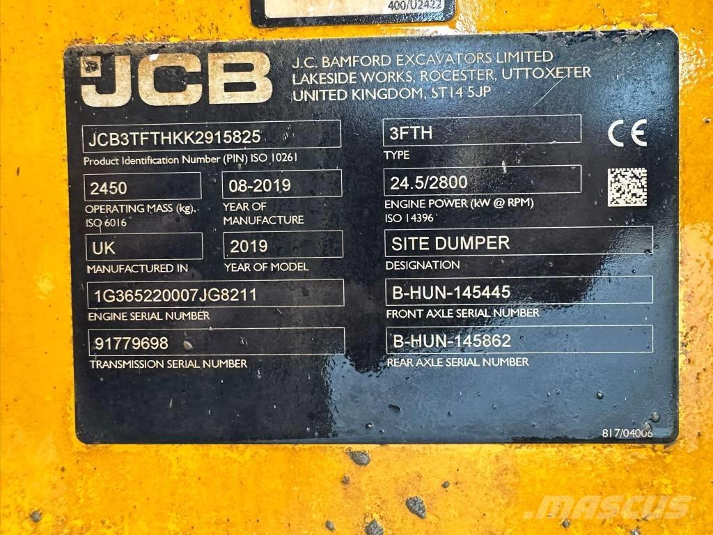 JCB 3 TFT Mezei dömperek