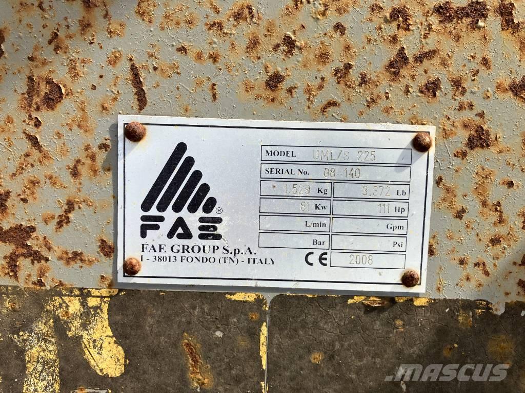 FAE UML/S 225 Kardánhajtású ekék és Forgó-boronák