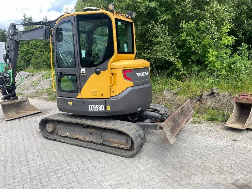 Volvo ECR58D Mini kotrók < 7t