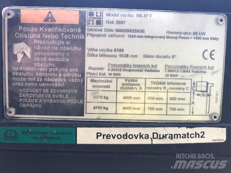 Hyster 5.5 FT Dízel targoncák