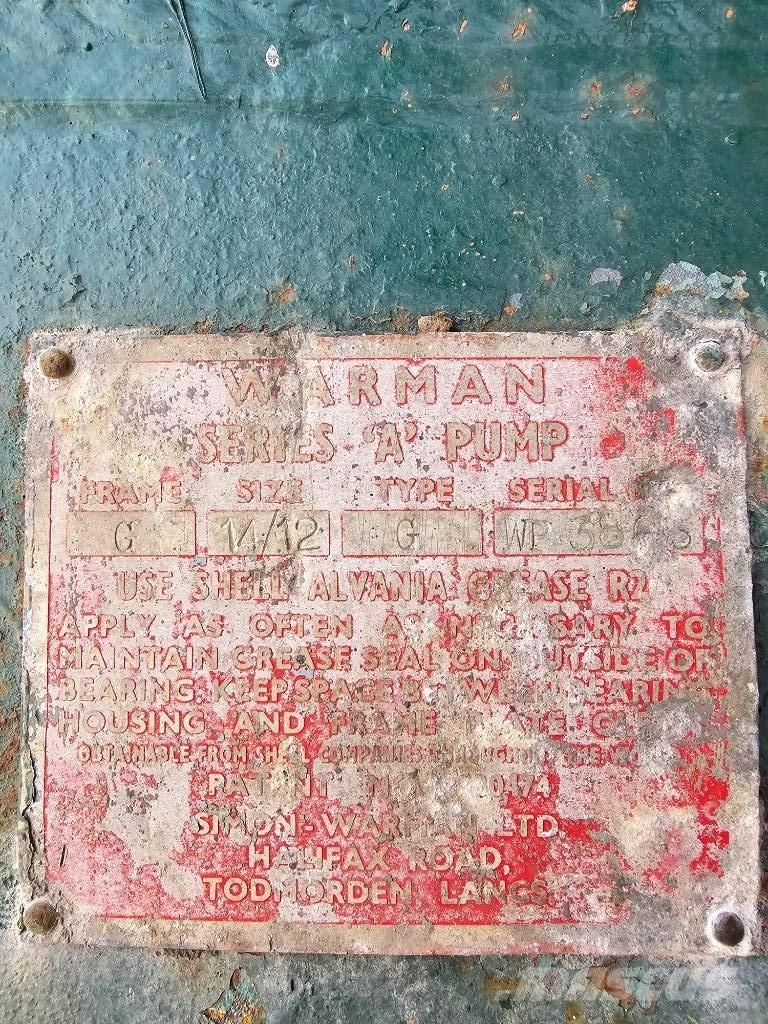 Warman pump 14/12'' Tengeri kotrók