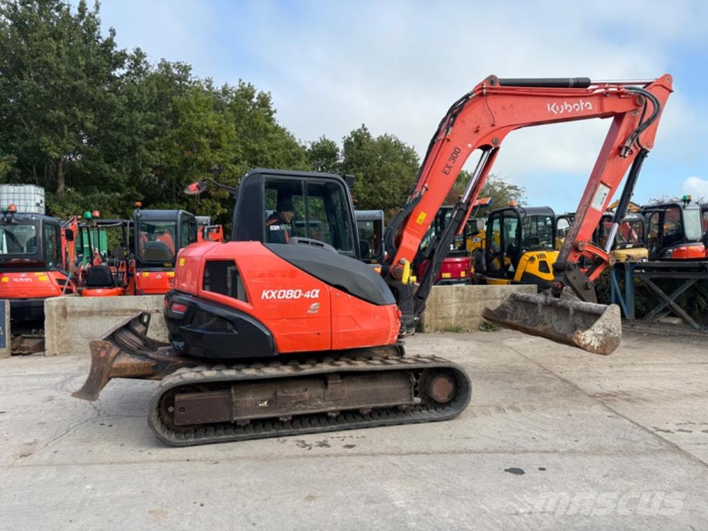 Kubota KX 080-4 Közepes (midi) kotrók 7 t - 12 t