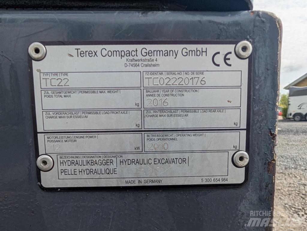 Terex TC 22-2 Lánctalpas kotrók