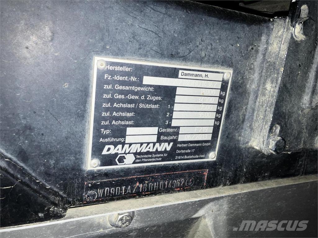 Dammann DT 2500H Vontatott trágyaszórók
