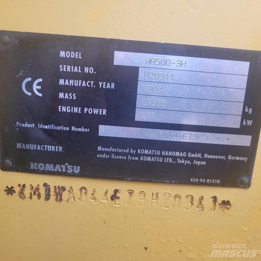 Komatsu WA500 Gumikerekes homlokrakodók